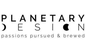 Planetary Design camping drinkware logo